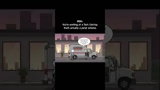 Thumbnail: POV: You're Working at a Tech Startup That's Actually a Ponzi Scheme