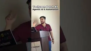 Thumbnail: Running Local AI Agents with Ollama + n8n! | Techzeen Batch 01