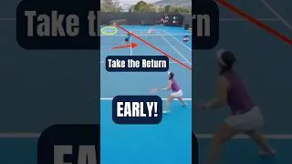 Thumbnail: Take the Return EARLY! | #tennis #doubles