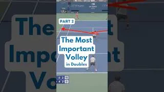Thumbnail: The Most Important Volley in Doubles - Part 2 | #tennis #doubles