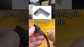 Thumbnail: How to remove a Molex pin using a Staple