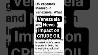 Thumbnail: Venezuela News Impact on Crude Oil | Trump on Venezuela | Market Prediction