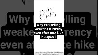 Thumbnail: FIIs Selling Yen Weakens after Japan 25 bps Interest Rate hike | FIIs impact on Market Prediction