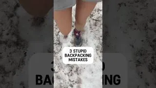 Thumbnail: Don’t be stupid on trail #backpacking #hiking #hike #thruhike #appalachiantrail