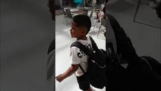 Thumbnail: Daughter and son get excited to meet family for the first time #shorts