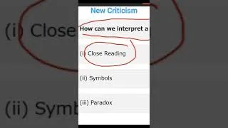 Thumbnail: New Criticism in Literature || How to Interpret a Text || #hammadmalik #literature #philosphy