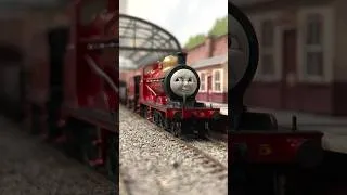 Thumbnail: James Hauls a Freight Train  #thomasandfriends #ooscale