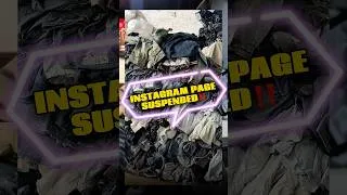 Thumbnail: How to recover instagram suspended accounts | thrift supplier delhi india
