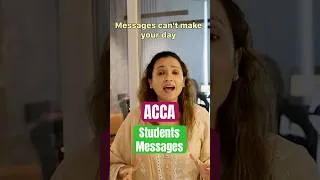 Thumbnail: Our ACCA students messages! #acca #accaselections