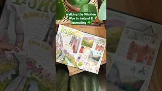 Thumbnail: Journal pages from my travels over the wonderful green country of Ireland 🌿 #traveljournal