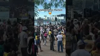 Thumbnail: ￼Juneteenth in Harlem was such a vibeeeee!😍 #juneteenthcelebration#short#shorts