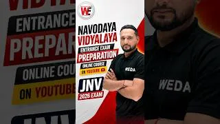 Thumbnail: Navodaya Vidyalaya Entrance Exam Preparation Online Course on YouTube | JNV 2026 Exam