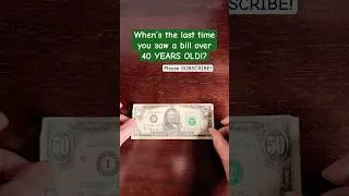 Thumbnail: THIS MONEY IS OVER 40 YRS OLD! #shorts #fyp #fypviral #money #retirement #lifeafter50 #womenover50