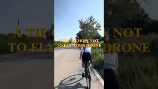 Thumbnail: flying a drone while cycling #cycling #djimini3pro #mallorca