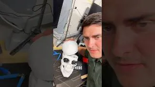 Thumbnail: The Humanoid robot head is done printing! #3dprinting #engineering #robot
