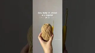 Thumbnail: Crochet Idea for Beginners 🍰💕 #crochet #crochettutorial #diy # #handmade #crochetcharm #cake