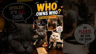 Thumbnail: Do Humans Own Cats… or Do Cats Own Humans? 😂 | Podcast 1 | They Call Us Pets