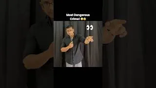 Thumbnail: Itna khatarnak criminal😨 #standupcomedy #comedian #comedy #funny #indiasgotlatent