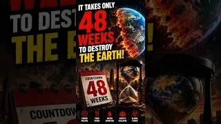 Thumbnail: It Takes Only 48 Weeks to Destroy Earth?! 🌍💀  #space #universe #blackhole #smartphone #astronomy
