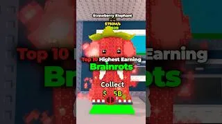 Thumbnail: Top 10 Highest Earning Brainrots in Steal a Brainrot #roblox #stealabrainrot #top10