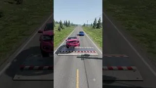 Thumbnail: Car vs Giant Speed Breaker 😱 #asmr #beamng