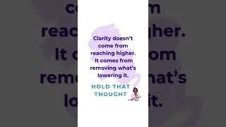 Thumbnail: Why Raising Your Frequency Isn't Working: Hold That Thought
