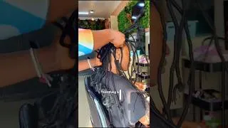 Thumbnail: Trying African Hair Threading for the first time in decades. #naturalhairstyles