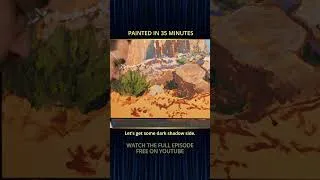 Thumbnail: Painting one bright rock