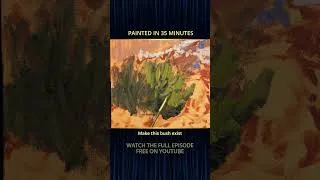 Thumbnail: Painting the highlights on a bush