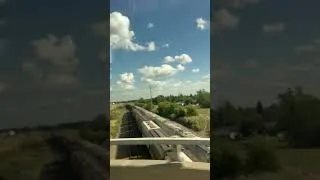 Thumbnail: I saw 2 trains from the bottom of Saskatchewan Highway 5/College Drive East #train #railway
