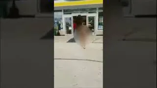 Thumbnail: Crazy Naked Woman wants to fight!