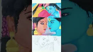 Thumbnail: shorts #art#krishna #radhakrishna #shorts