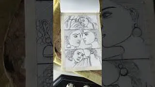 Thumbnail: radhe Krishna ji sketch,#shorts # #drawing #art #painting #songs #krishna #radhakrishna #pencil
