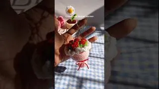 Thumbnail: crochet bouquet keychain #crochet #crochetkeychain #handmade #aesthetic #trending #shorts #beautiful
