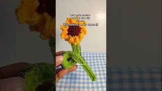 Thumbnail: crochet sunflower claw clip tutorial #crochet #crochettutorial #trending #shorts #beautiful #crosia
