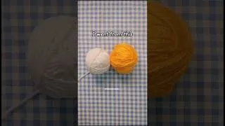 Thumbnail: crochet transition 💛✨ #crochet #trending #shorts #aesthetic #yarn #crochetpouch #aesthetic #handmade
