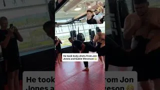 Thumbnail: He took body shots from Jon Jones and Gable Steveson 💀😭😭 #ufc #jonjones #gablesteveson #ufc329