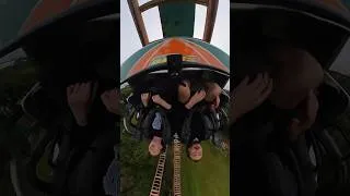 Thumbnail: I clamped this Insta360 X3 camera to a rollercoaster! 🎢 #insta360  #rollercoaster #crazy #travel