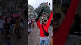 Thumbnail: Rain can't stop Kenyan fans from celebrating this goal! #Kenya #HarambeStars #Viral