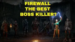 Thumbnail: Diablo 2 Resurrected - Firewall sure melts bosses! Andariel, Mephisto, Diablo, Baal! #shorts