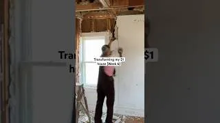 Thumbnail: $1 house series: snippet from Sundays video ❤️ #tearingdowndrywall #onedollarhouse #oldhome
