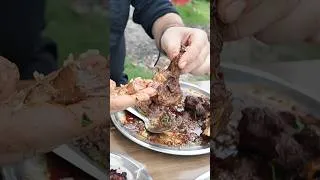 Thumbnail: Pahadi Dhaba Ka Pahadi Meat Chawal Khate Hai #eating #muttongravy #rice