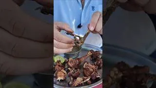 Thumbnail: Panje Ki Skin Khate Hai Desi Murge Ki  #eating #panje #desimurga
