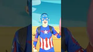 Thumbnail: Wheels on the Bus Superhero short #shorts