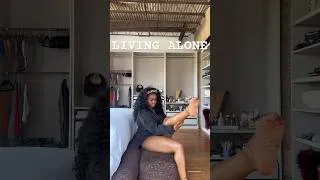 Thumbnail: It will take ALOT for me to give up living alone 🫶🏾 #livingalone #apartmentliving #morningroutine