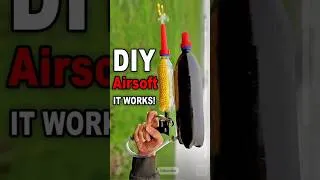 Thumbnail: Handmade Airsoft BB 🔫 From Bottles!  #diyprojects #airsoft #shorts