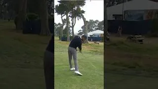 Thumbnail: 2020: No Fans? = chills. 👀🐅🚀 #shorts #tigerwoods #golf #highlights