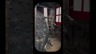Thumbnail: A look inside of this neglected old steam locomotive built in 1910. #shorts