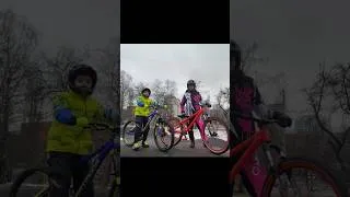 Thumbnail: Winter ride #pumptrack with my mom ☺️