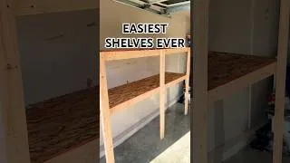Thumbnail: Easiest Shelves Ever!! Extremely strong and cheap to make!!